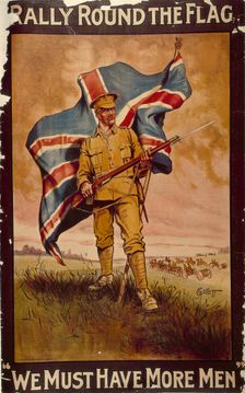 Rally Round the Flag c1914-c1918. Creator: Collett