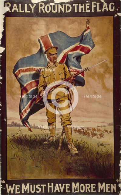 'Rally Round the Flag', c1914-c1918. Artist: Collett