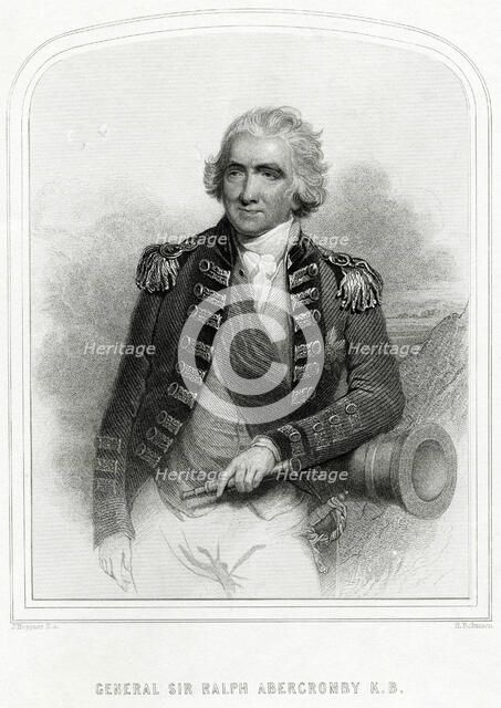 Ralph Abercromby (1734-1801), Scottish soldier. Artist: H Robinson