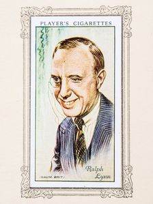 Ralph Lynn Collectables Picture of movie stars that came with the Players cigarette packet, 1934. Creator: Unknown