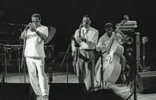 Ralph Moore and Freddie Hubbard, JVC Capital Jazz Festival, Royal Festival Hall, London, Sept 1993. Creator: Brian O'Connor