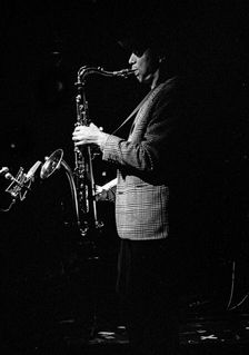 Ralph Moore, Ronnie Scott’s Jazz Club, Soho, London, Sept 1993. Creator: Brian O'Connor