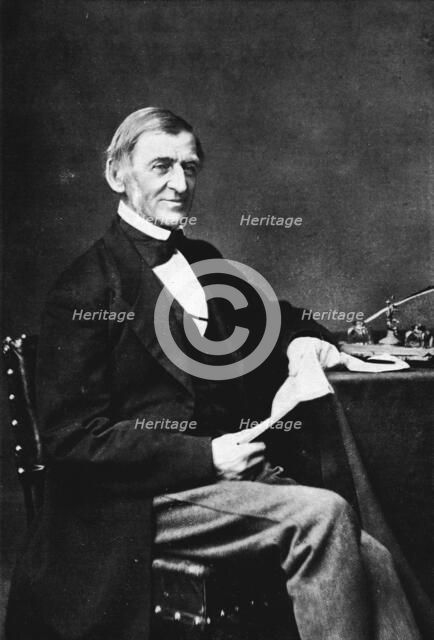 'Ralph Waldo Emerson', c1870, (1911). Creator: Elliott & Fry.