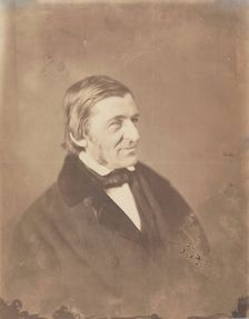 Ralph Waldo Emerson, ca. 1856. Creator: Mathew Brady