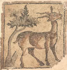Ram near a Tree, 400s. Creator: Unknown