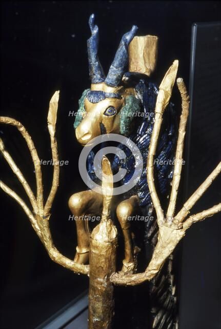 Ram or Goat in a Bush from Ur, Early Dynastic, 2600 BC. Artist: Unknown.