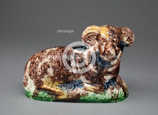 Ram, Staffordshire, c. 1780. Creator: Staffordshire Potteries.