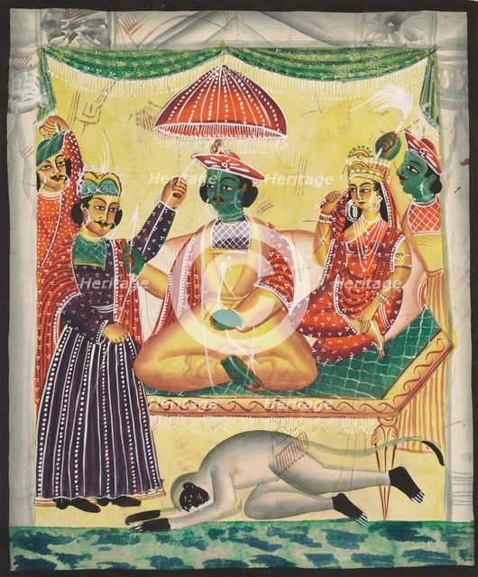 Rama and Sita, 1800s. Creator: Unknown.