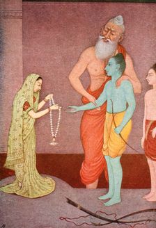 Rama's Marriage, 1913. Creator: K Venkatappa