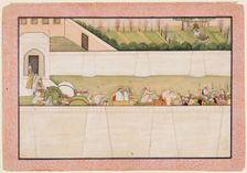 Rama’s Brothers Bharata and Shatrughna set out from Ayodhya to find Rama and Lakshmana..., 1775-80. Creator: Unknown