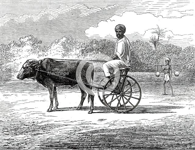 Ramasawmy going to Bazaar, Madras, 1876. Creator: Unknown.