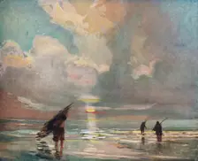 Ramasseurs d'Epaves (Wreckage Gatherers) c20th century (1914-1915). Artist: Alexandre Marcette