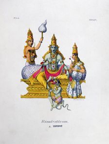 Ramavataram 1828. Artist: Marlet et Cie