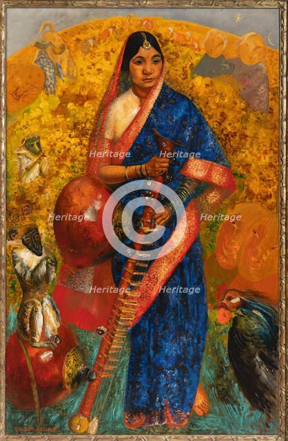 Ramayana, c. 1930. Creator: Grigoriev, Boris Dmitryevich (1886-1939).