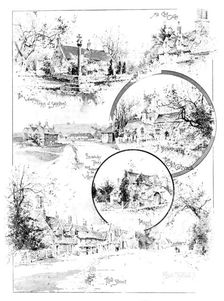 Rambling Sketches: Broadway, Worcestershire, 1895. Creator: Unknown