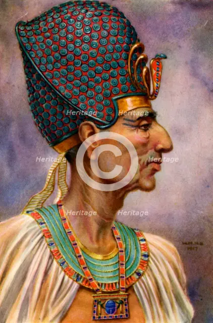 Rameses II, Ancient Egyptian pharaoh of the 19th Dynasty, 13th century BC (1926).  Artist: Winifred Mabel Brunton