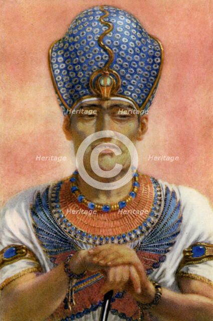 Rameses III, Ancient Egyptian pharaoh of the 20th Dynasty, 12th century BC (1926).  Artist: Winifred Mabel Brunton