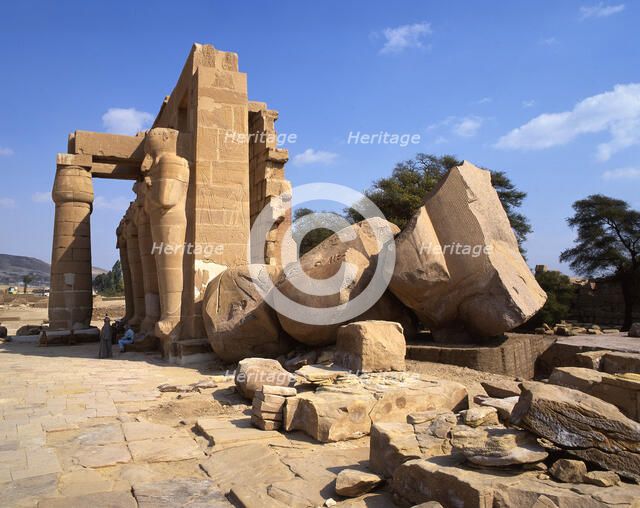 Ramesseum, Egypt, 1984. Creator: Ethel Davies.