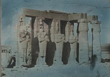 Ramesseum, Thebes, 1844. Creator: Joseph Philibert Girault De Prangey