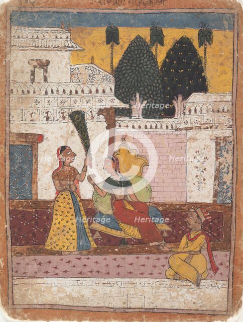 Ramkali Ragini: Page from a Dispersed Ragamala Series (Garland of Musical Modes), 18th century. Creator: Unknown.