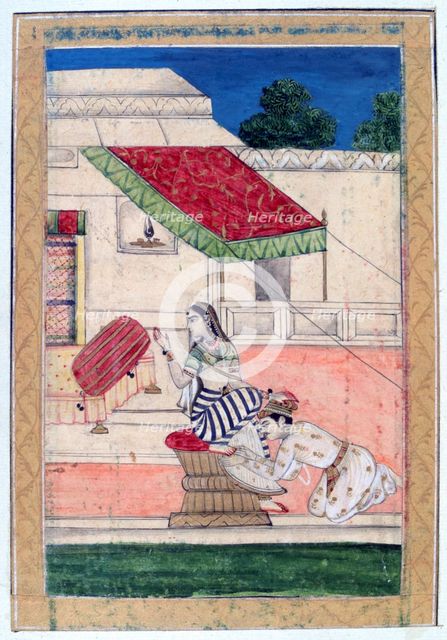 Ramkali Ragini, Ragamala Album, School of Rajasthan, 19th century. Artist: Unknown