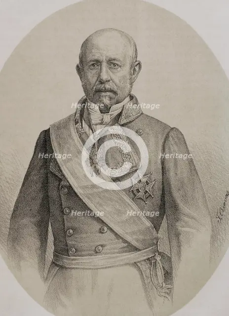 Ramón María Narváez (1799-1868), Spanish general and politician, 1869. Creator: Jose Cuevas.