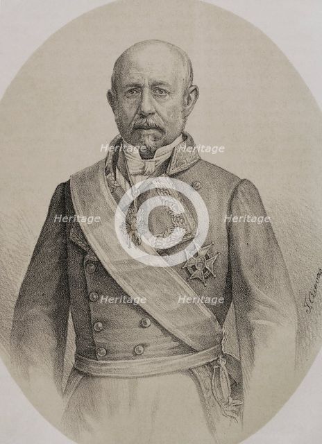 Ramón María Narváez (1799-1868), Spanish general and politician, 1869. Creator: Jose Cuevas.