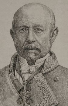 Ramón María Narváez (1799-1868). Spanish general and politician, 1869. Creator: Jose Cuevas