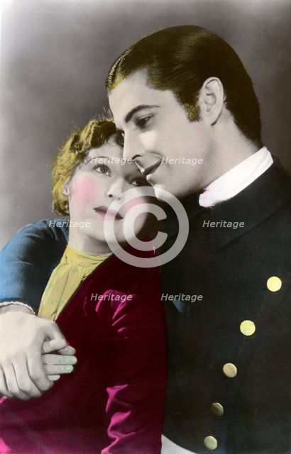 Ramon Novarro (1899-1968) and Dorothy Jordan (1906-1988), 20th century. Artist: Unknown