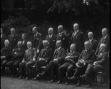Ramsay MacDonald's Labour Government Gathering in the Garden of No 10 Downing Street, 1929. Creator: British Pathe Ltd