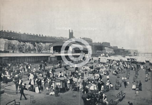 'Ramsgate - A Lively View of the Sands', 1895. Artist: Unknown.