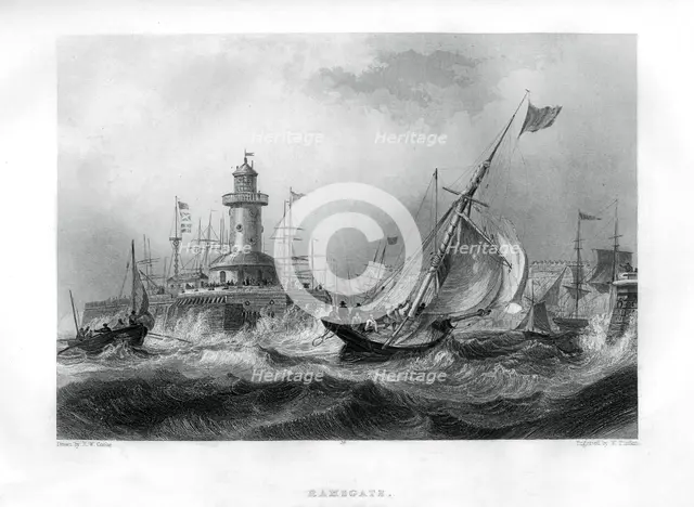 Ramsgate, Kent, 1886.Artist: W Finden