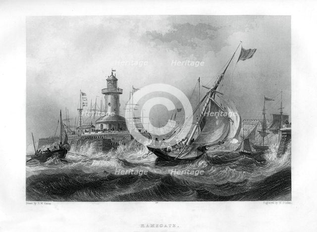 Ramsgate, Kent, 1886.Artist: W Finden