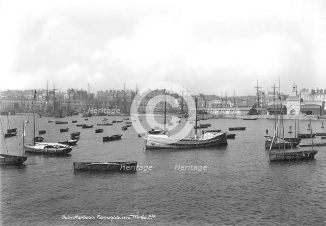 Ramsgate Harbour, Kent, , 1890-1910. Artist: Unknown