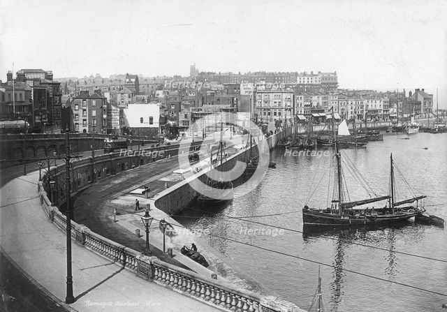 Ramsgate Harbour, Kent, 1890-1910. Artist: Unknown