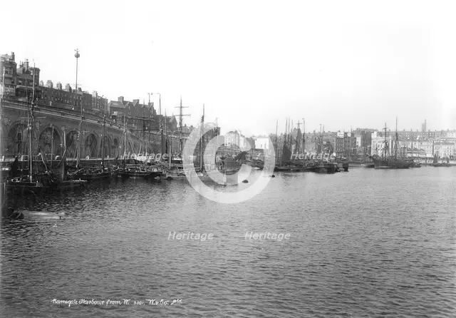 Ramsgate Harbour, Kent, 1890-1910. Artist: Unknown