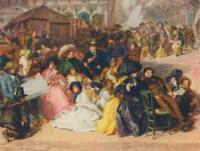 Ramsgate Sands (Life at the Seaside) 1851-1854, (1948). Creator: William Powell Frith