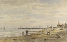 Ramsgate Pier, August 1838. Artists: Caroline Davidson, Charles Davidson