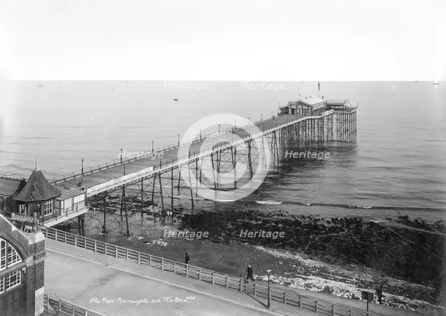 Ramsgate Pier, Ramsgate, Kent, 1890-1910. Artist: Unknown
