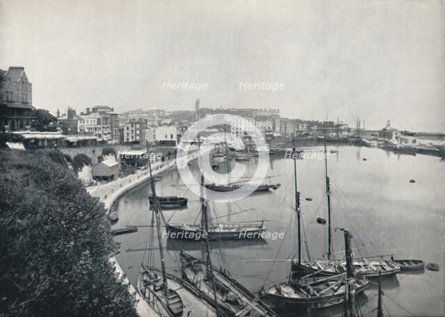 'Ramsgate - The Harbour', 1895. Artist: Unknown.