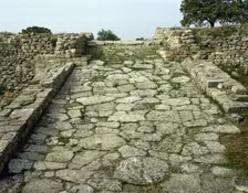 Ramp, Troy II stratum, Troy, Turkey, Bronze age, 2500-2300 BC (2000). Creator: Unknown