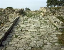 Ramp, Troy II stratum, Troy, Turkey, Bronze age, 2500-2300 BC (2000). Creator: Unknown