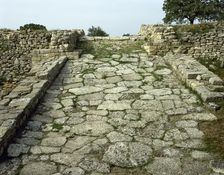 Ramp, Troy II stratum, Troy, Turkey, Bronze age, 2500-2300 BC (2000). Creator: Unknown