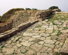 Ramp, Troy II stratum, Troy, Anatolia, Turkey, c. 2500-2300 BC, Bronze Age (1999). Creator: LTL