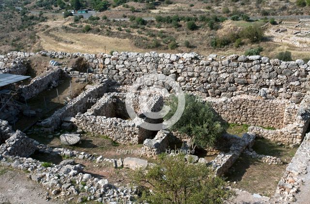 Ramp House, Mycenae, Greece.  Creator: Samuel Magal.
