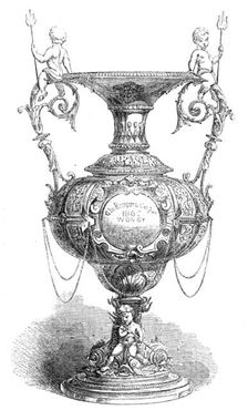 Rampoor Prize Cup of the Northern India Rifle Association, won by Mr. R. G. Currie..., 1864. Creator: Unknown