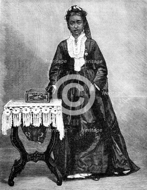Ranavalona III., the new Queen of Madagascar, 1883. Creator: Unknown.