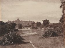 Rangoon. View Near the Lake, 1855. Creator: Captain Linnaeus Tripe (British, 1822-1902)