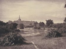 Rangoon: View near the Lake, November 1855. Creator: Captain Linnaeus Tripe