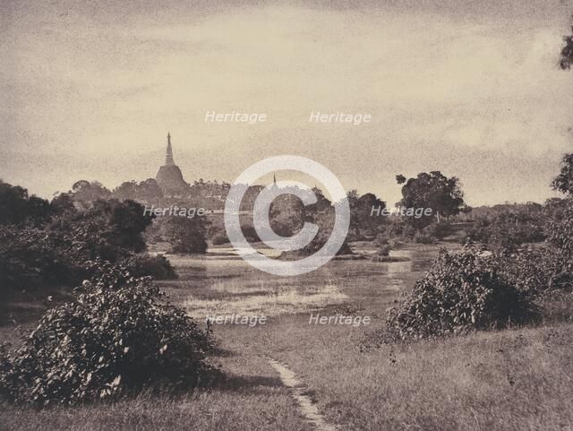 Rangoon: View near the Lake, November 1855. Creator: Captain Linnaeus Tripe.